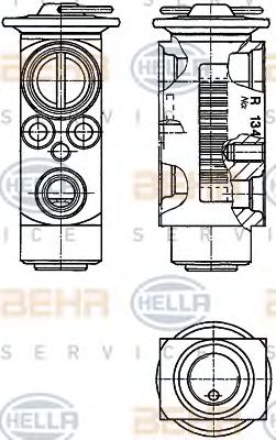 HELLA 8uw351234181 -  Расширительный клапан, кондиционер