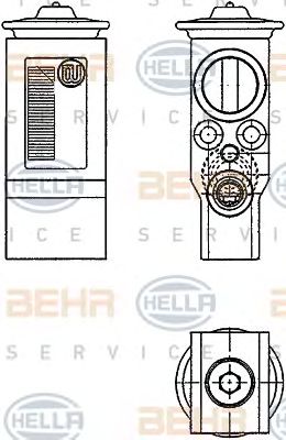 HELLA 8uw351234231 -  Расширительный клапан, кондиционер