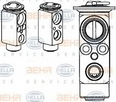 HELLA 8uw351234391 -  Расширительный клапан, кондиционер