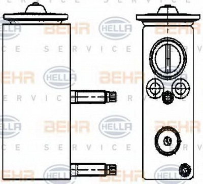 HELLA 8uw351234461 -  Расширительный клапан, кондиционер