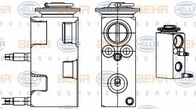 HELLA 8uw351234521 -  Расширительный клапан, кондиционер