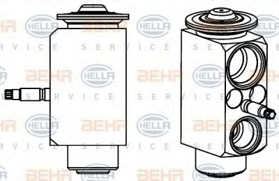 HELLA 8uw351234551 -  Расширительный клапан, кондиционер