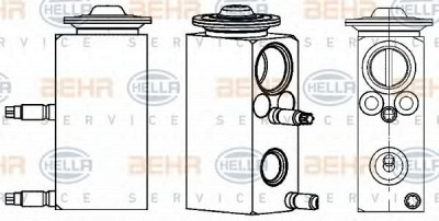 HELLA 8uw351234581 -  форсунка, расширительный клапан