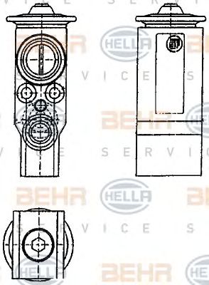HELLA 8uw351239071 -  Расширительный клапан, кондиционер