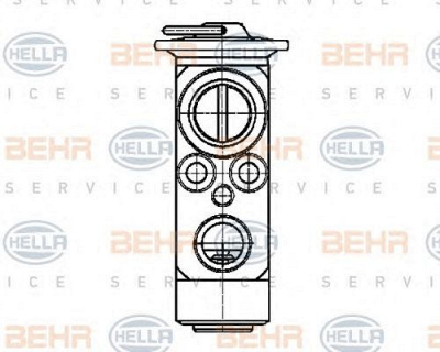 HELLA 8uw351239401 -  Расширительный клапан, кондиционер
