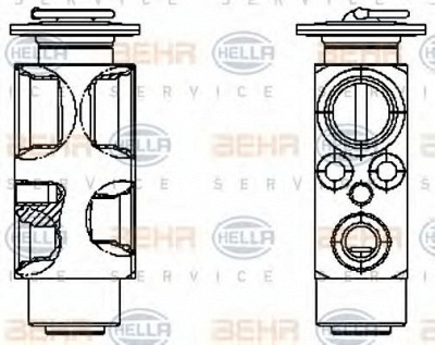 HELLA 8uw351336161 -  Расширительный клапан, кондиционер