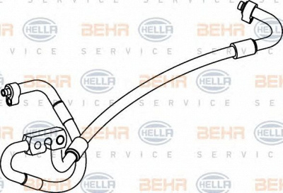 HELLA 9gs351337061 -  Трубопровод высокого / низкого давления, кондиционер