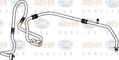 HELLA 9gs351337071 -  Трубопровод высокого / низкого давления, кондиционер