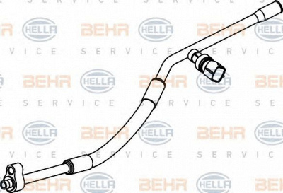 HELLA 9gs351337091 -  Трубопровод высокого / низкого давления, кондиционер