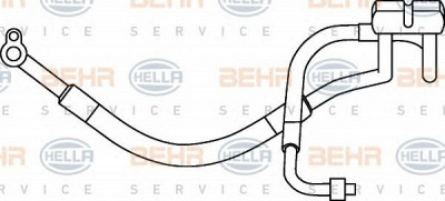 HELLA 9gs351337141 -  Трубопровод высокого / низкого давления, кондиционер