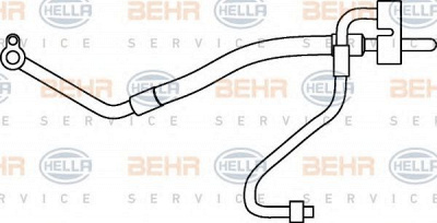 HELLA 9gs351337161 -  Трубопровод высокого / низкого давления, кондиционер