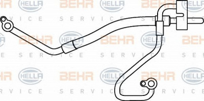 HELLA 9gs351337171 -  Трубопровод высокого / низкого давления, кондиционер