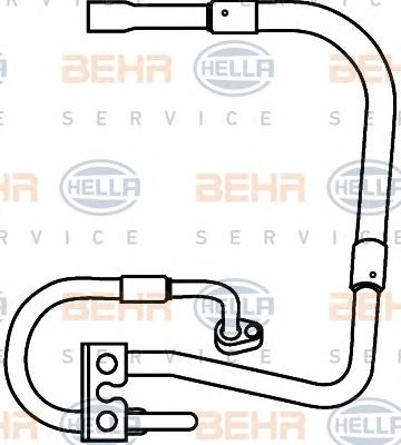 HELLA 9gs351337281 -  Трубопровод высокого / низкого давления, кондиционер