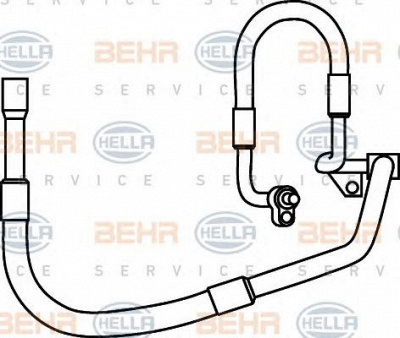 HELLA 9gs351337331 -  Трубопровод высокого / низкого давления, кондиционер