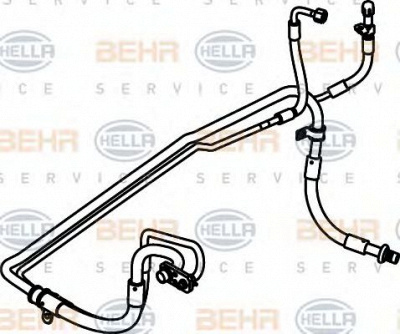 HELLA 9gs351337351 -  Трубопровод высокого / низкого давления, кондиционер