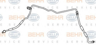 HELLA 9gs351337401 -  Трубопровод высокого / низкого давления, кондиционер