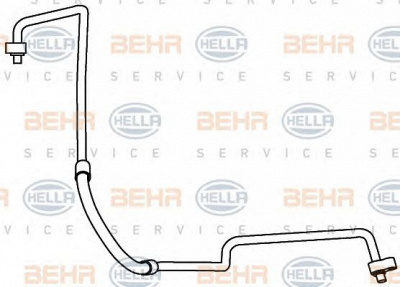 HELLA 9gs351337441 -  Трубопровод высокого / низкого давления, кондиционер