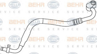 HELLA 9gs351337531 -  Трубопровод высокого / низкого давления, кондиционер
