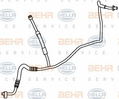 HELLA 9gs351337561 -  Трубопровод высокого / низкого давления, кондиционер
