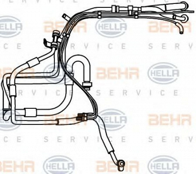 HELLA 9gs351337581 -  Трубопровод высокого / низкого давления, кондиционер