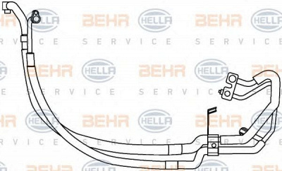 HELLA 9gs351337641 -  Трубопровод высокого / низкого давления, кондиционер