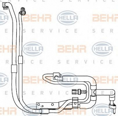 HELLA 9gs351337661 -  Трубопровод высокого / низкого давления, кондиционер
