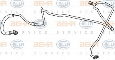 HELLA 9gs351338051 -  Трубопровод высокого / низкого давления, кондиционер