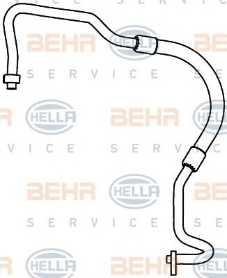 HELLA 9gs351338131 -  Трубопровод высокого / низкого давления, кондиционер