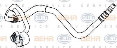 HELLA 9gs351338201 -  Трубопровод низкого давления, кондиционер