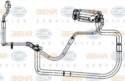HELLA 9gs351338331 -  Трубопровод высокого / низкого давления, кондиционер