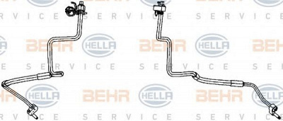 HELLA 9gs351338371 -  Трубопровод высокого давления, кондиционер