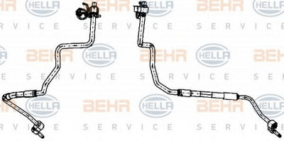 HELLA 9gs351338381 -  Трубопровод высокого давления, кондиционер