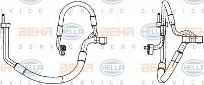 HELLA 9gs351338421 -  Трубопровод высокого / низкого давления, кондиционер