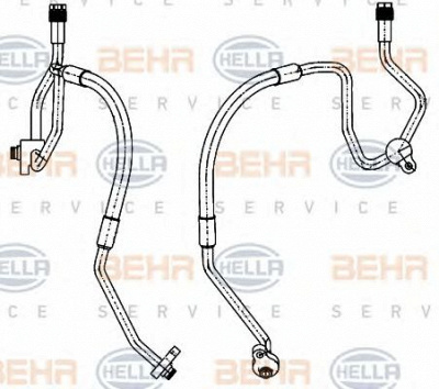HELLA 9gs351338471 -  Трубопровод высокого давления, кондиционер