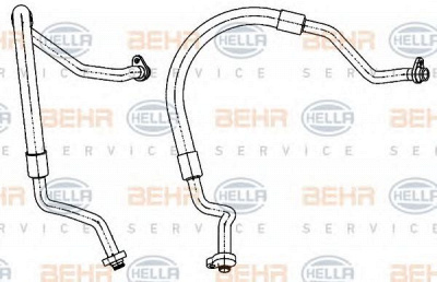 HELLA 9gs351338531 -  Трубопровод низкого давления, кондиционер