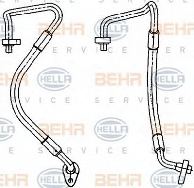 HELLA 9gs351338571 -  Трубопровод высокого давления, кондиционер
