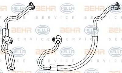 HELLA 9gs351338601 -  Трубопровод низкого давления, кондиционер