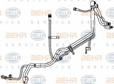 HELLA 9gs351338731 -  Трубопровод высокого / низкого давления, кондиционер