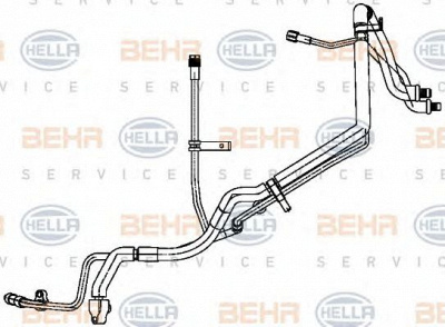 HELLA 9gs351338741 -  Трубопровод высокого / низкого давления, кондиционер