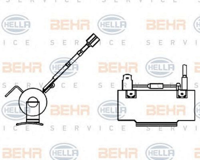 HELLA 9ml351332021 -  Сопротивление, вентилятор салона