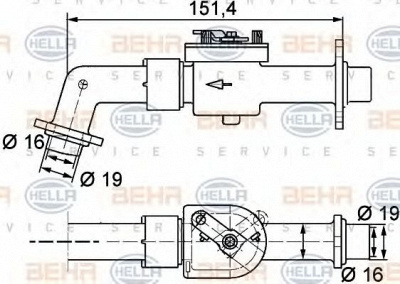 HELLA 9xl351328111 -  Регулирующий клапан охлаждающей жидкости