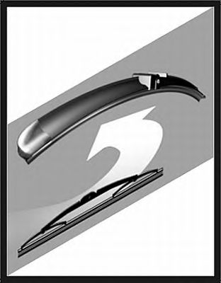 HELLA 9xw864081801 -  Щетка стеклоочистителя