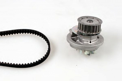 HEPU pk03980 -  Водяной насос + комплект зубчатого ремня