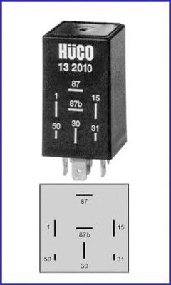 HITACHI 132010 -  Реле, топливный насос