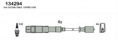 HITACHI 134294 -  Комплект проводов зажигания