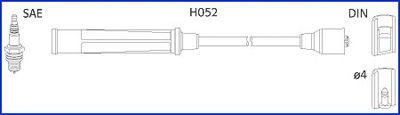 HITACHI 134576 -  Комплект проводов зажигания