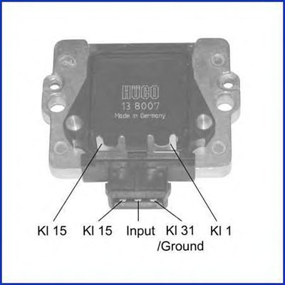 HITACHI 138007 -  Коммутатор, система зажигания Hueco
