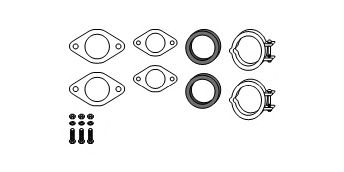 HJS 82111034 -  Монтажный комплект, система выпуска