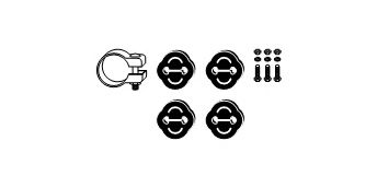 HJS 82111062 -  Монтажный комплект, система выпуска