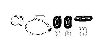 HJS 82141705 - Монтажный комплект, система выпуска